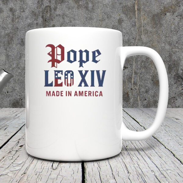 Pope Leo XIV Made IN America Catholic Tribute Mug