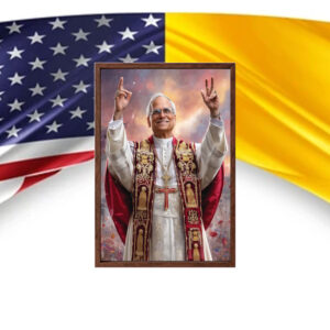 Pope Leo XIV Painting Art, Pope Leo 14 Poster