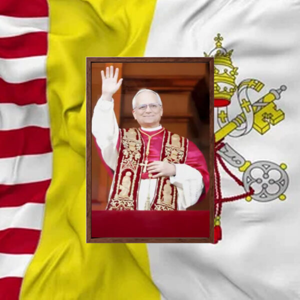 Pope Leo XIV Poster, Robert Francis Prevost art New Pope Poster