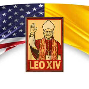 Pope Leo XIV _ Poster Style Christian Vatican Poster