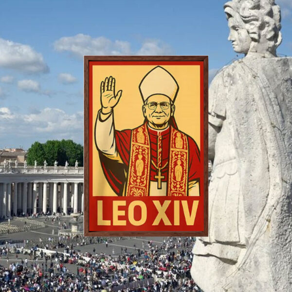 Pope Leo XIV _ Poster Style Christian Vatican Poster