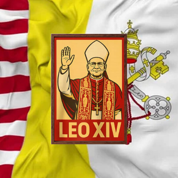 Pope Leo XIV _ Poster Style Christian Vatican Poster