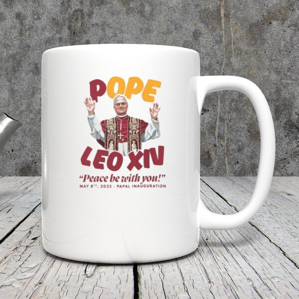 Pope Leo Xiv Peace With You Mug