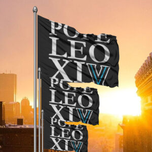 Pope Leo Xiv Vatican City 2025 Flag