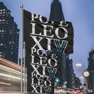 Pope Leo Xiv Vatican City 2025 Flag
