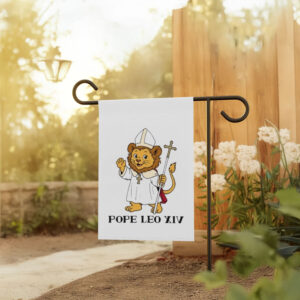 Pope leo xiv 2025 Garden Flag
