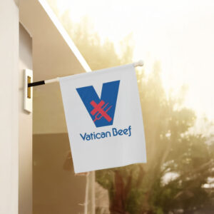 Pope leo xiv vatican beef Flag