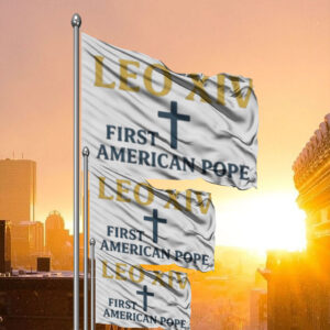 Robert Francis Prevost New Pope Leo Xiv Vatican City Flag