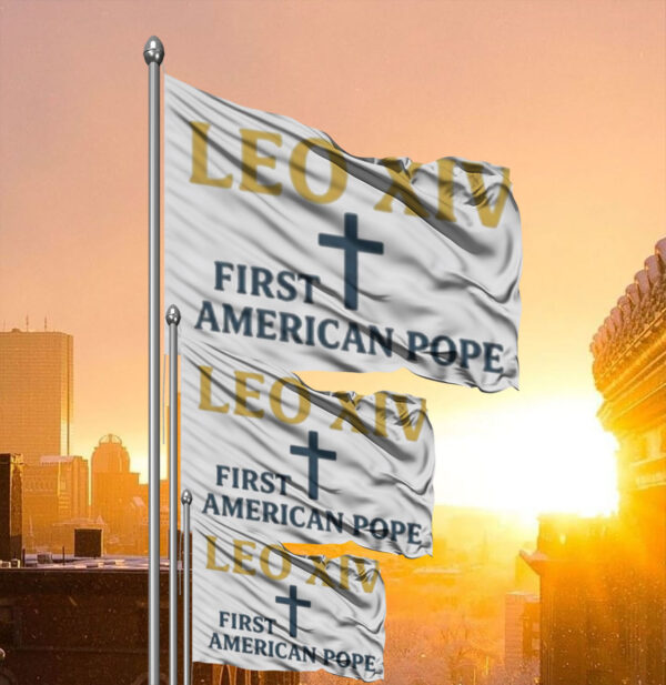 Robert Francis Prevost New Pope Leo Xiv Vatican City Flag