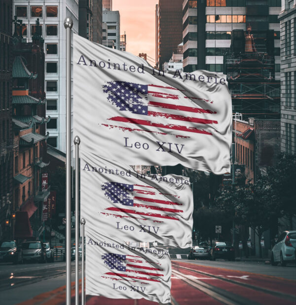 Robert Prevost Anointed In America Leo XIV Flag