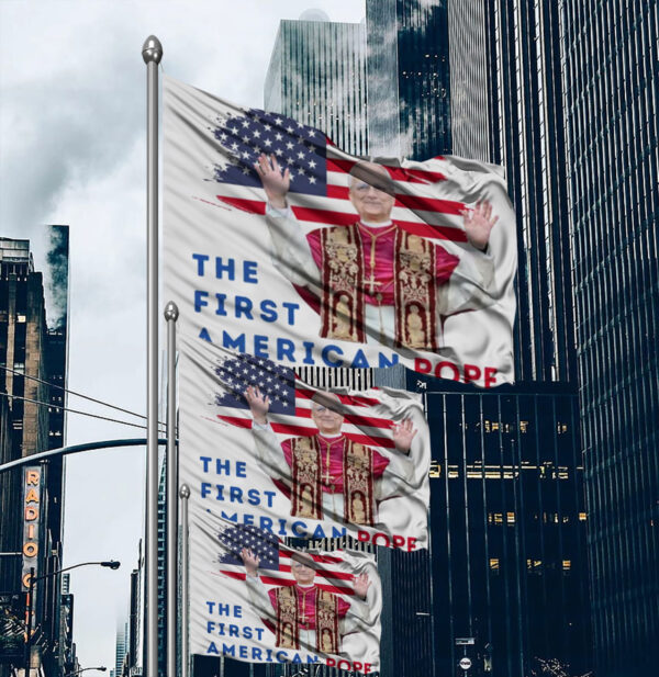 The First American Pope in History Flag
