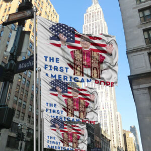 The First American Pope in History Flag