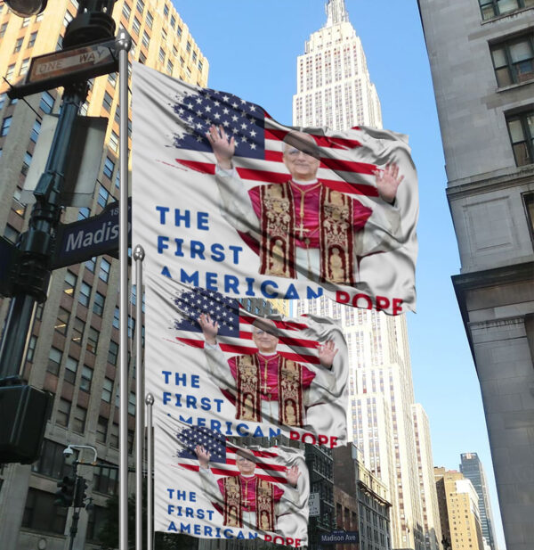 The First American Pope in History Flag