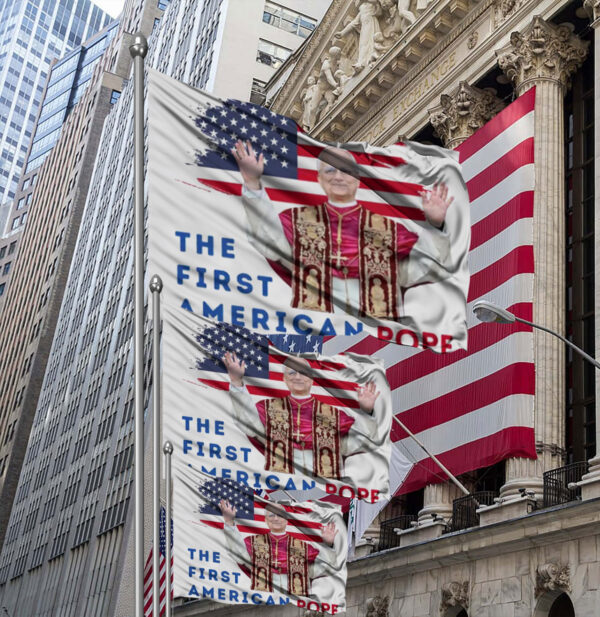 The First American Pope in History Flag