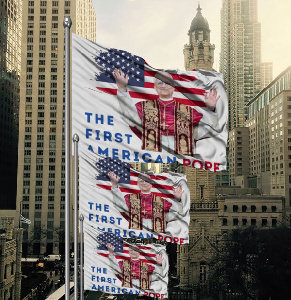 The First American Pope in History Flag