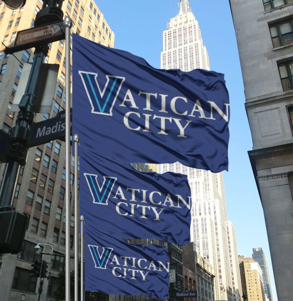 Vatican City, Pope Leo XIV Flag