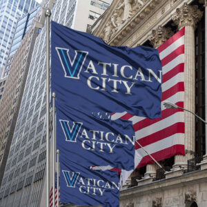 Vatican City, Pope Leo XIV Flag
