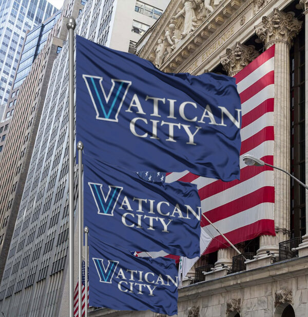 Vatican City, Pope Leo XIV Flag