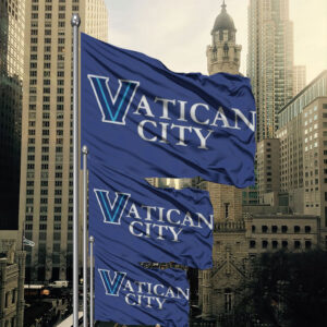 Vatican City, Pope Leo XIV Flag