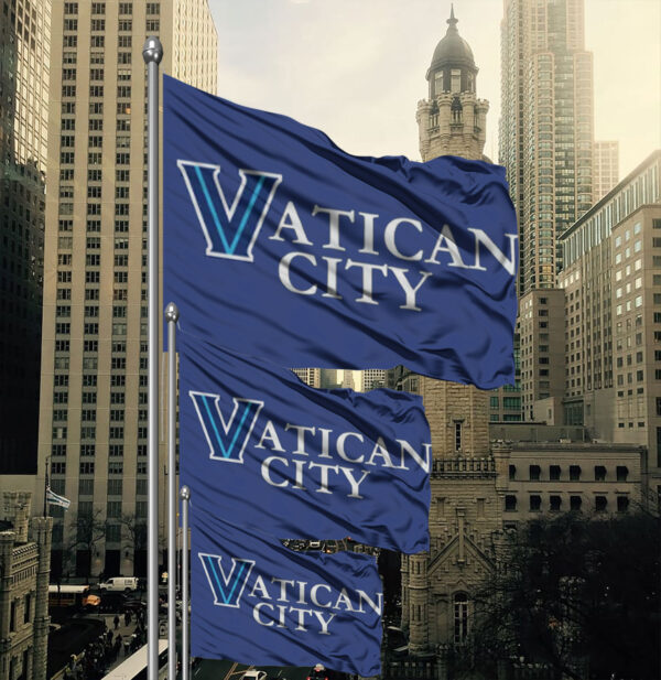 Vatican City, Pope Leo XIV Flag